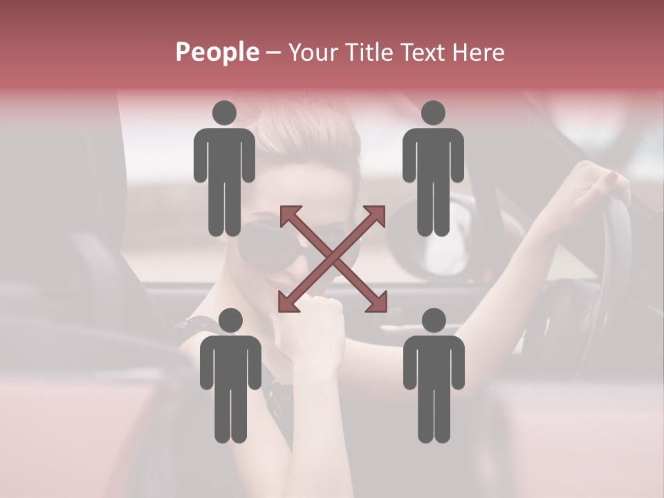 Red Young People PowerPoint Template