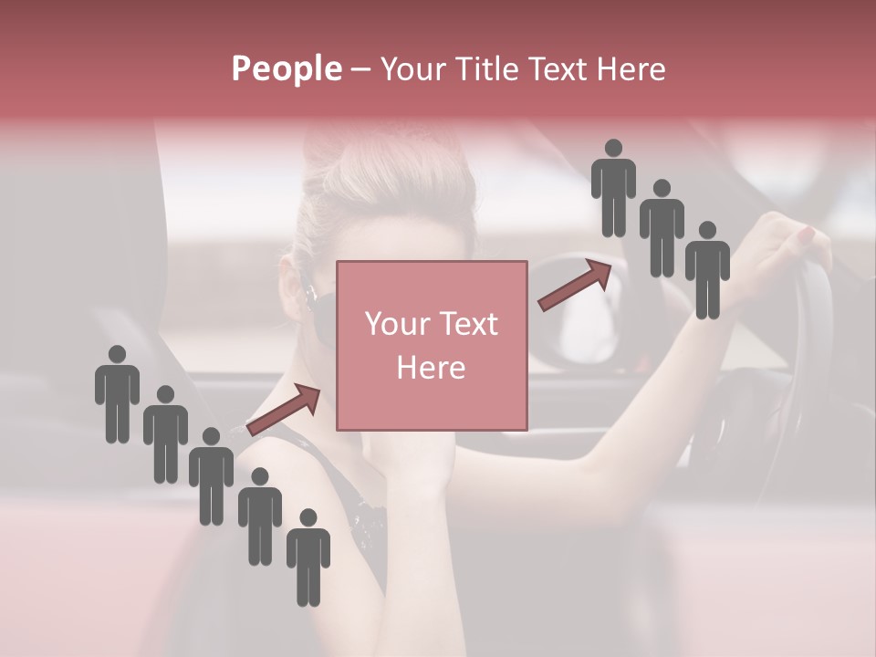 Red Young People PowerPoint Template