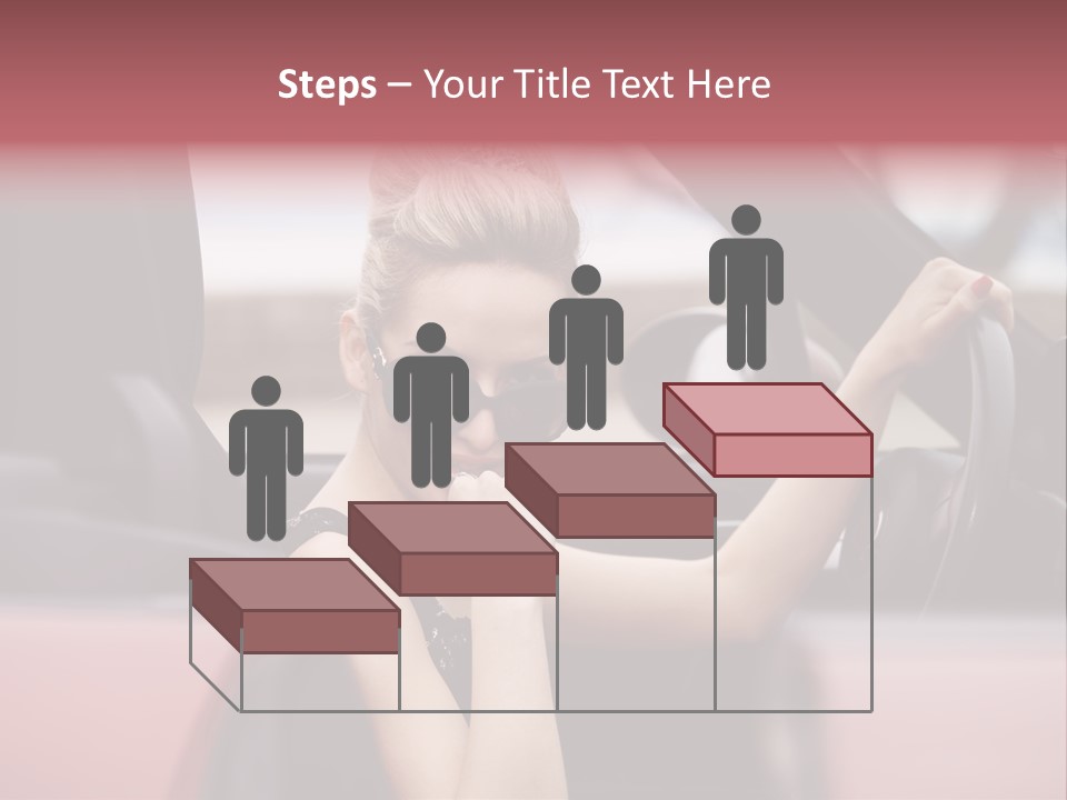Red Young People PowerPoint Template