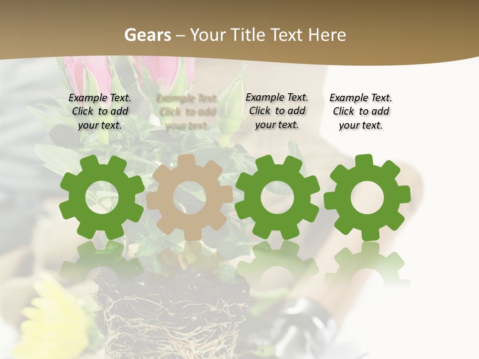 Dirt Garden Agriculture PowerPoint Template