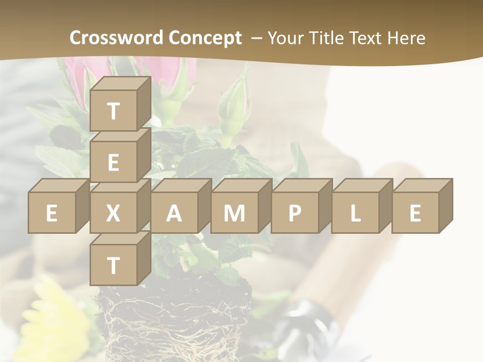 Dirt Garden Agriculture PowerPoint Template