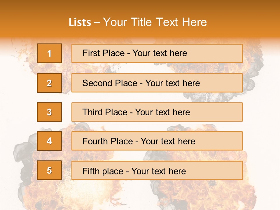 Glow Light Melt PowerPoint Template