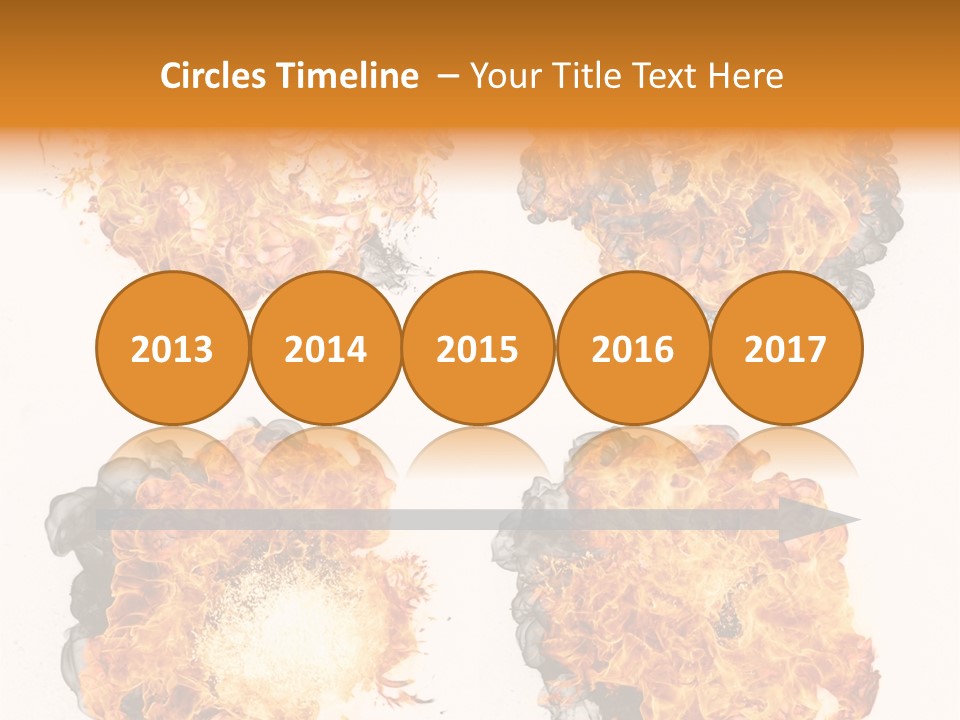 Glow Light Melt PowerPoint Template