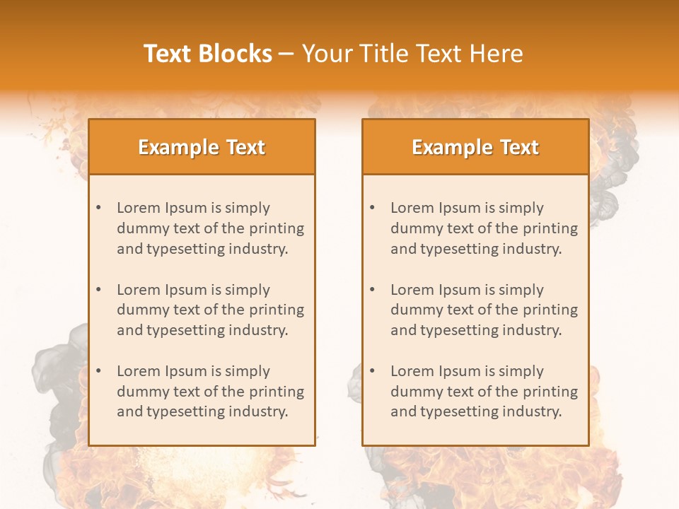 Glow Light Melt PowerPoint Template