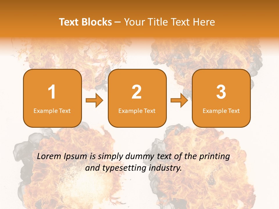 Glow Light Melt PowerPoint Template