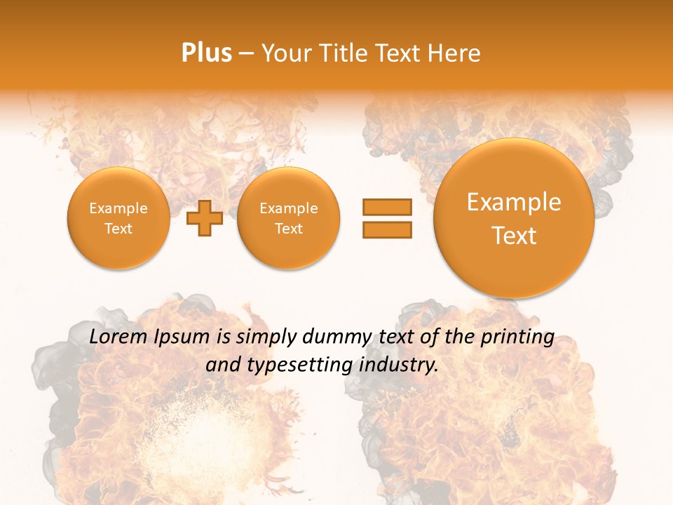 Glow Light Melt PowerPoint Template