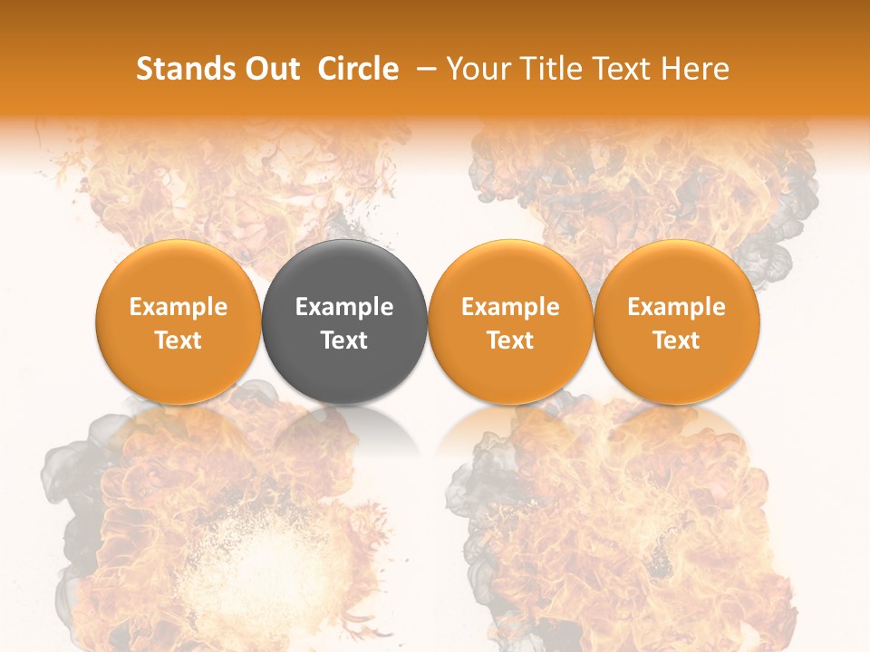 Glow Light Melt PowerPoint Template