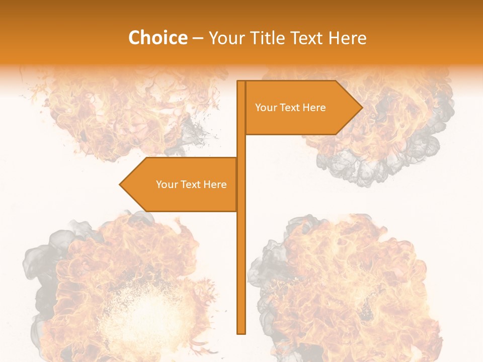 Glow Light Melt PowerPoint Template