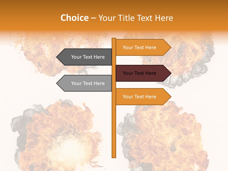 Glow Light Melt PowerPoint Template