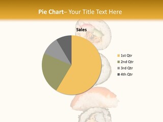 Eat White Close PowerPoint Template
