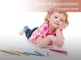 Childhood Laughing Emotion PowerPoint Template