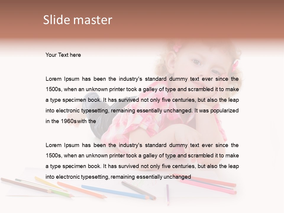 Childhood Laughing Emotion PowerPoint Template