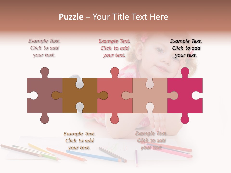 Childhood Laughing Emotion PowerPoint Template