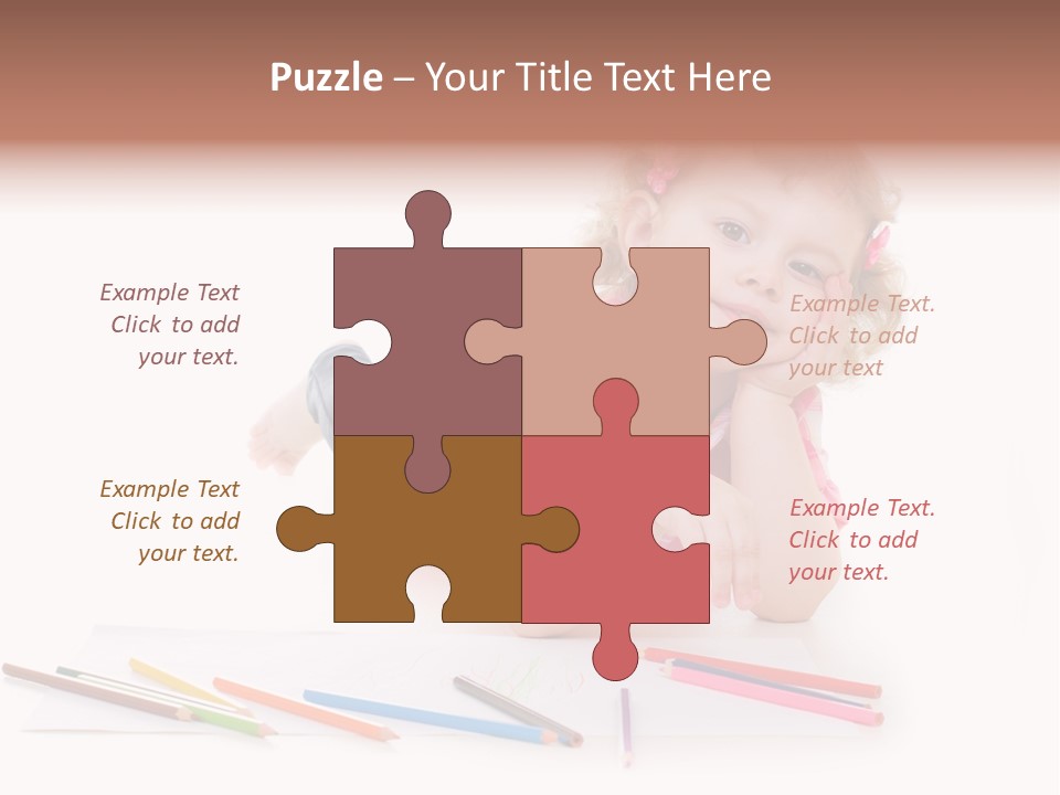 Childhood Laughing Emotion PowerPoint Template