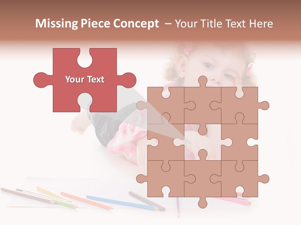 Childhood Laughing Emotion PowerPoint Template