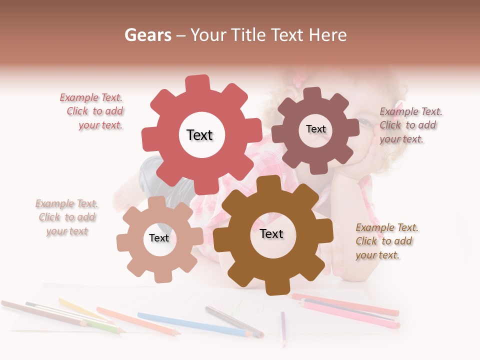 Childhood Laughing Emotion PowerPoint Template