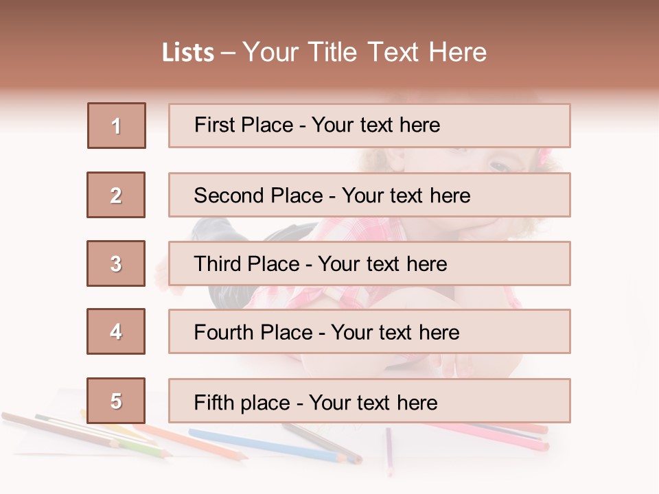 Childhood Laughing Emotion PowerPoint Template
