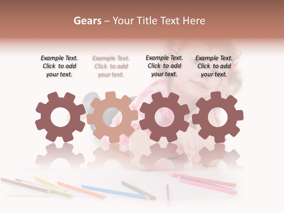 Childhood Laughing Emotion PowerPoint Template