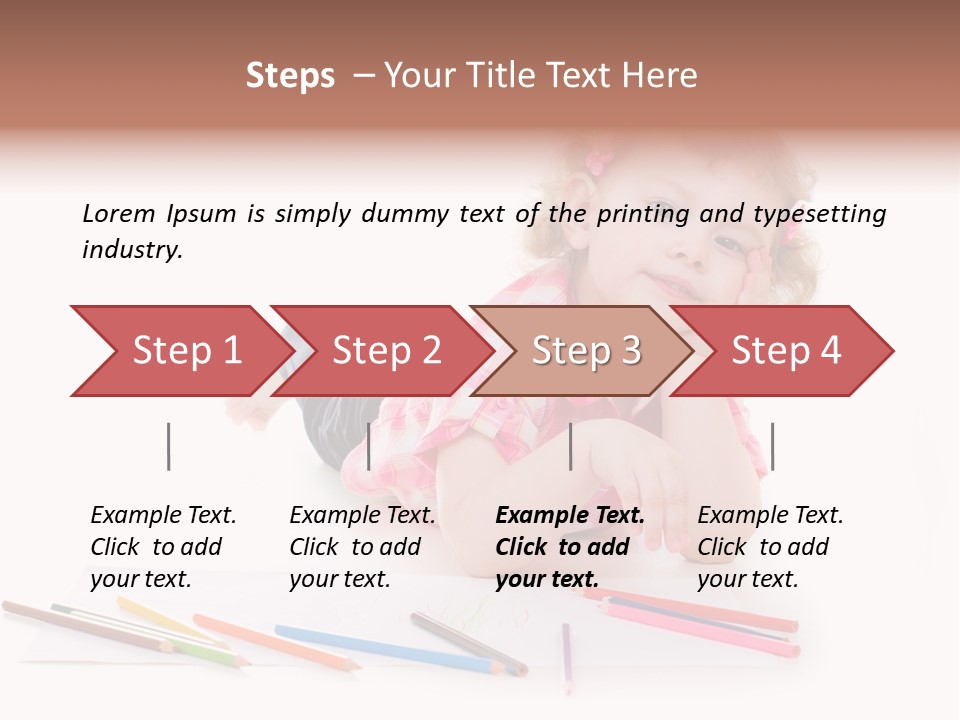 Childhood Laughing Emotion PowerPoint Template