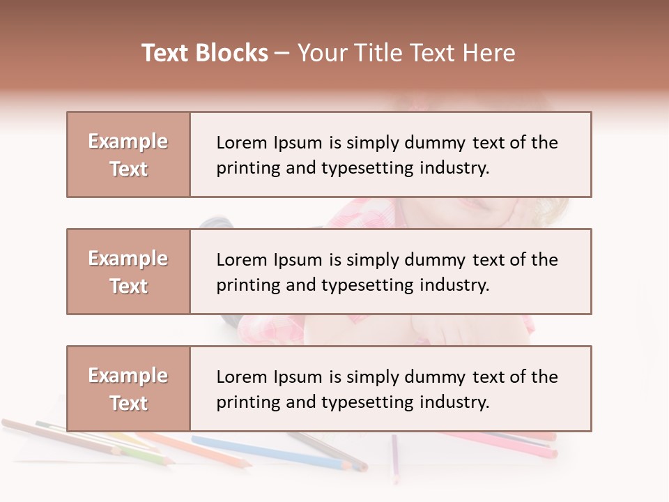 Childhood Laughing Emotion PowerPoint Template