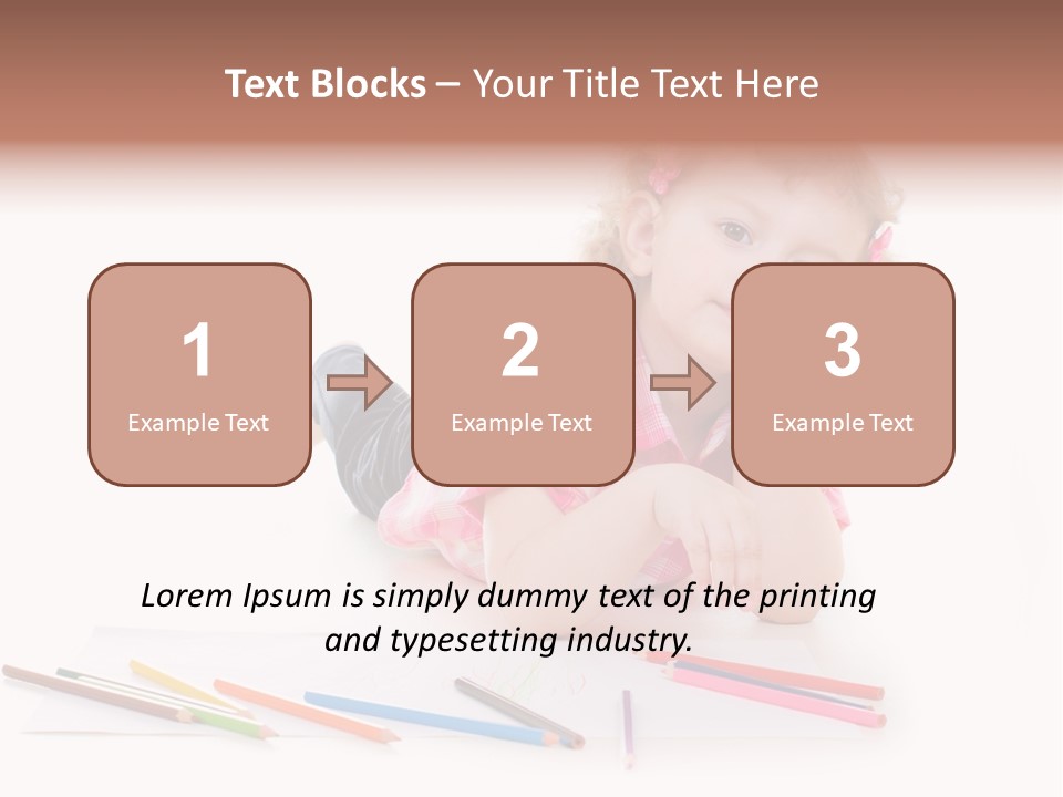 Childhood Laughing Emotion PowerPoint Template