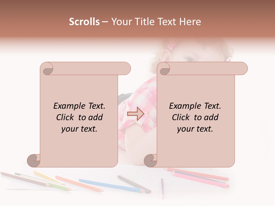 Childhood Laughing Emotion PowerPoint Template