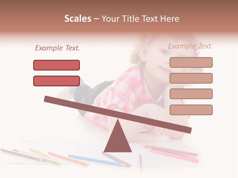 Childhood Laughing Emotion PowerPoint Template