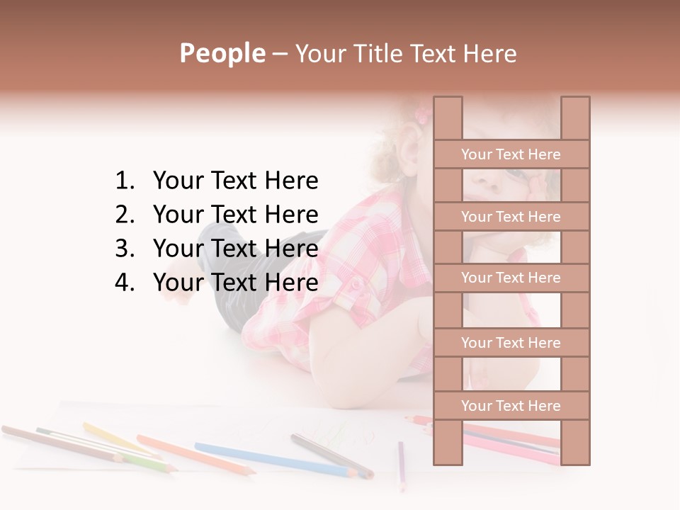 Childhood Laughing Emotion PowerPoint Template