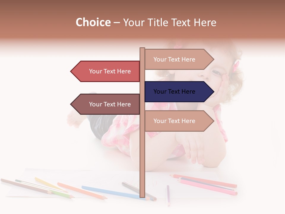 Childhood Laughing Emotion PowerPoint Template