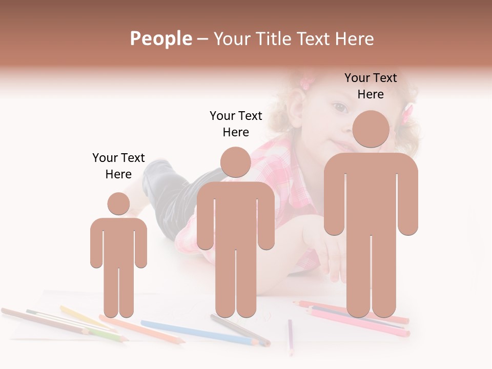 Childhood Laughing Emotion PowerPoint Template