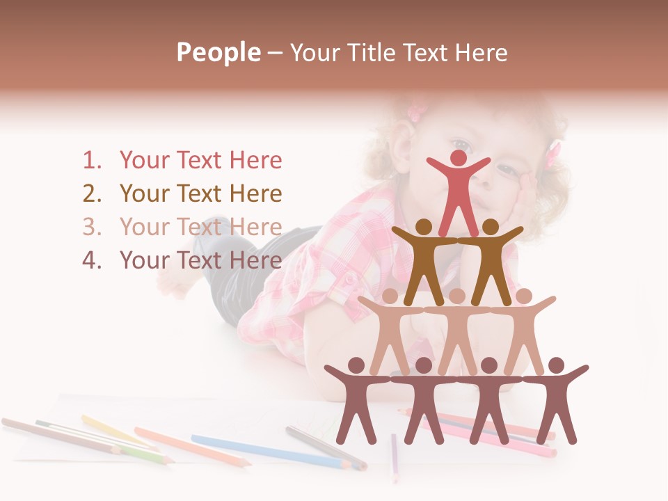 Childhood Laughing Emotion PowerPoint Template