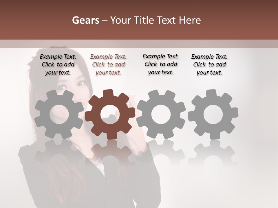 Japanese Manager Asia PowerPoint Template