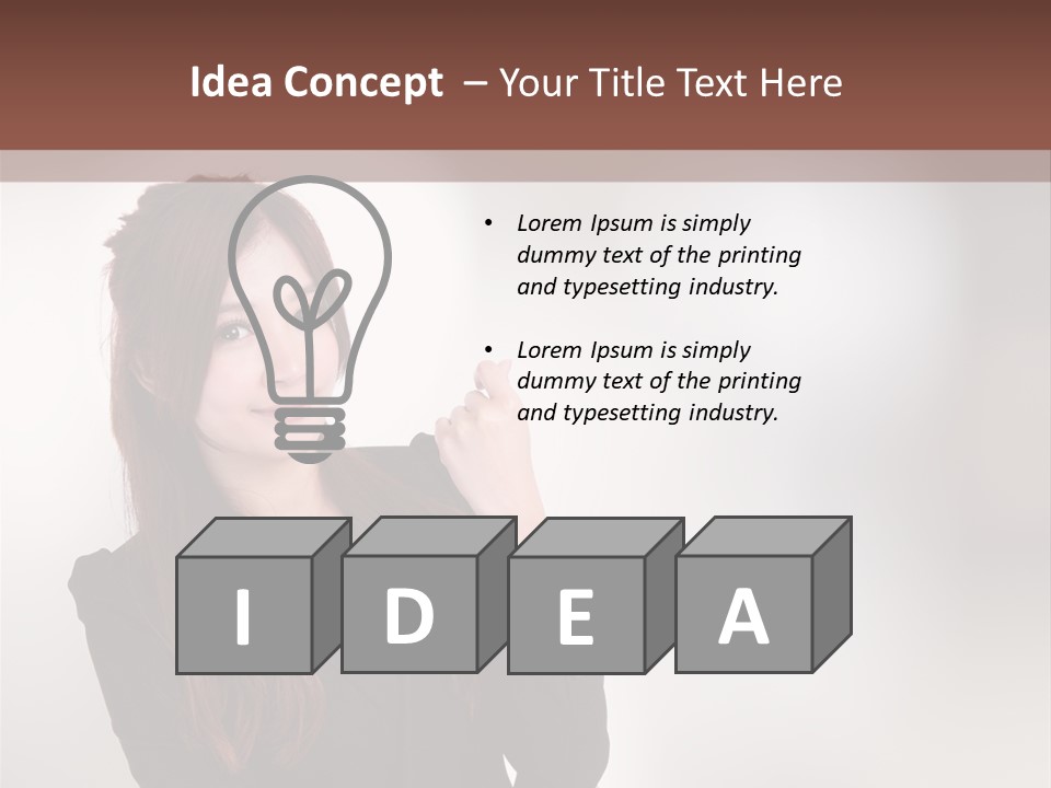 Japanese Manager Asia PowerPoint Template