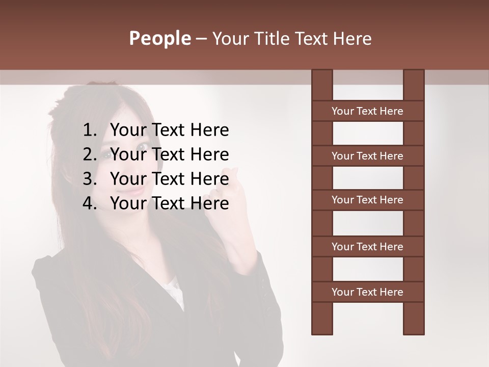Japanese Manager Asia PowerPoint Template