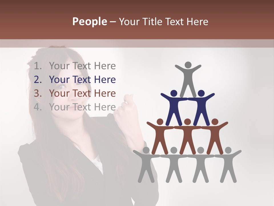 Japanese Manager Asia PowerPoint Template