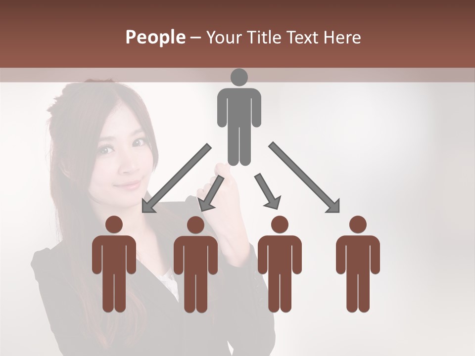 Japanese Manager Asia PowerPoint Template