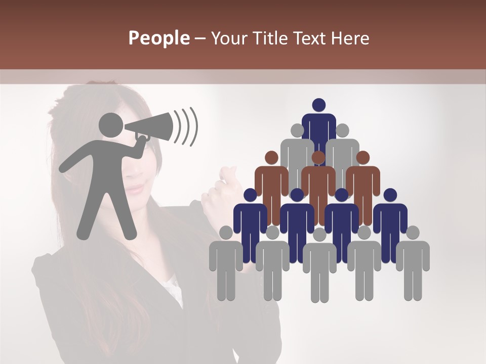 Japanese Manager Asia PowerPoint Template