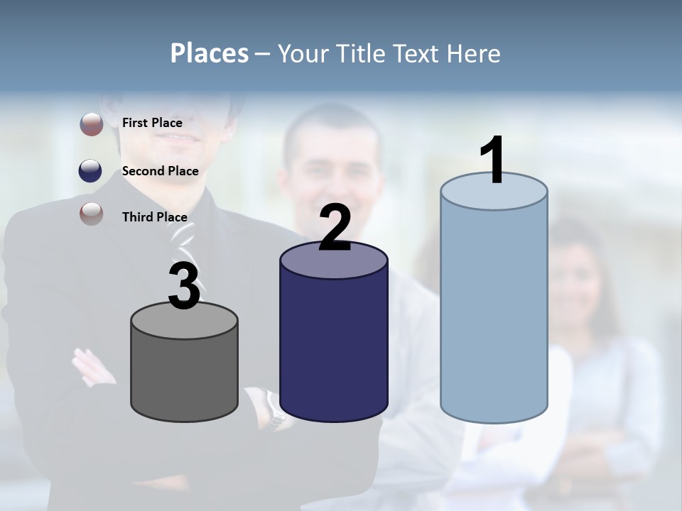 Satisfied Business Team Dedication PowerPoint Template