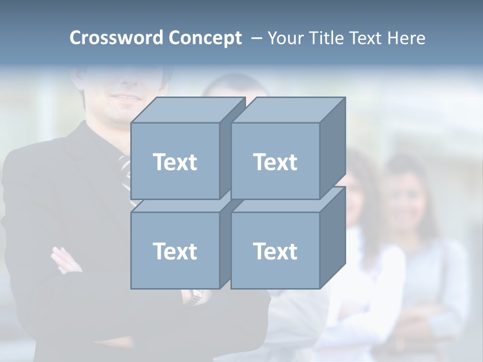 Satisfied Business Team Dedication PowerPoint Template