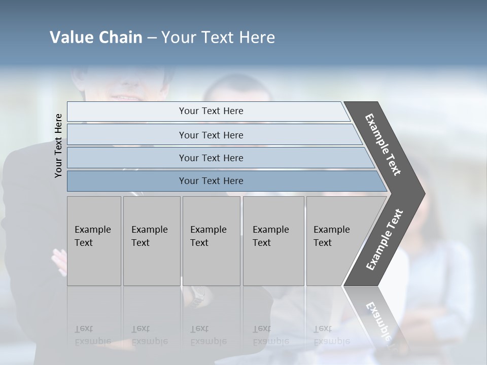 Satisfied Business Team Dedication PowerPoint Template