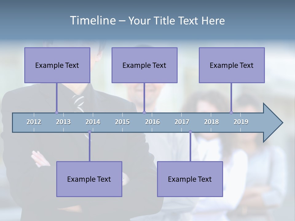 Satisfied Business Team Dedication PowerPoint Template