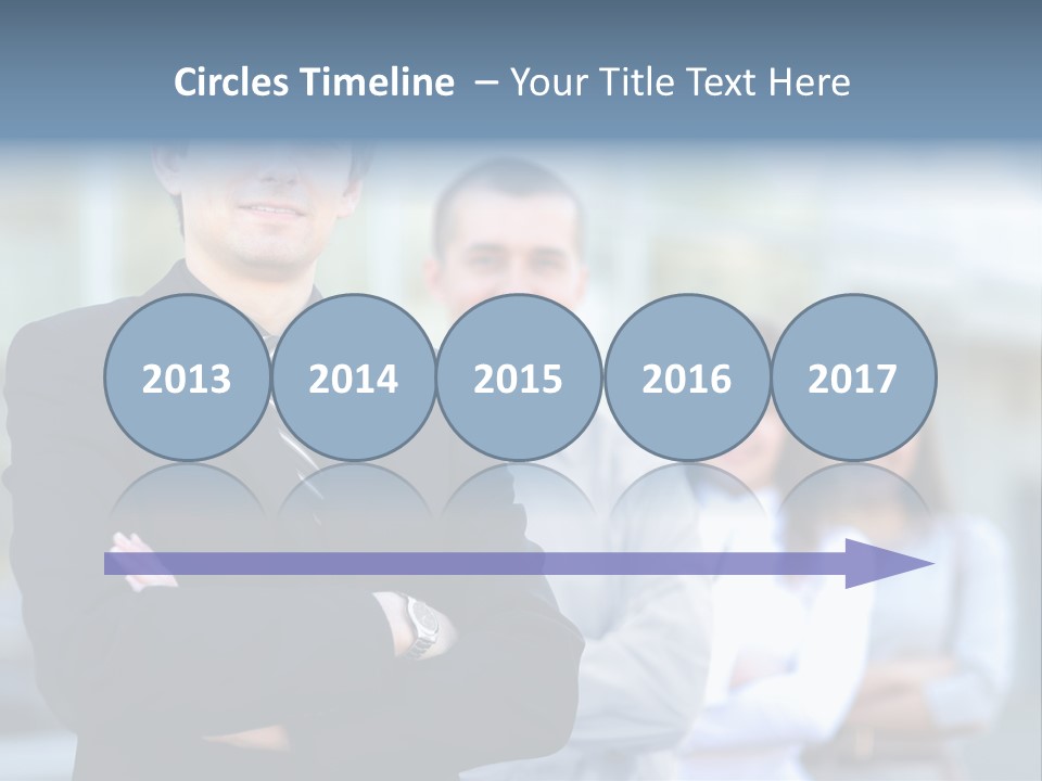 Satisfied Business Team Dedication PowerPoint Template