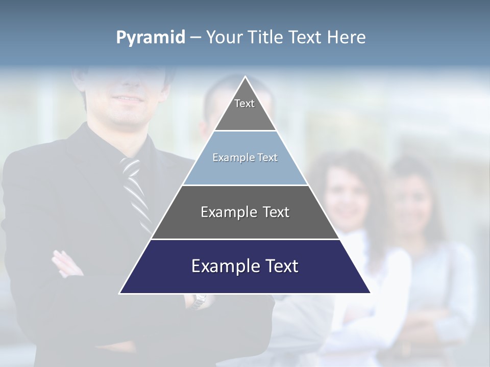 Satisfied Business Team Dedication PowerPoint Template