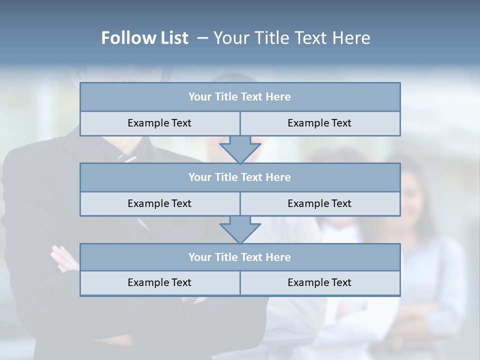 Satisfied Business Team Dedication PowerPoint Template