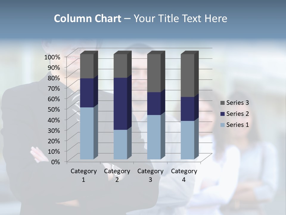 Satisfied Business Team Dedication PowerPoint Template