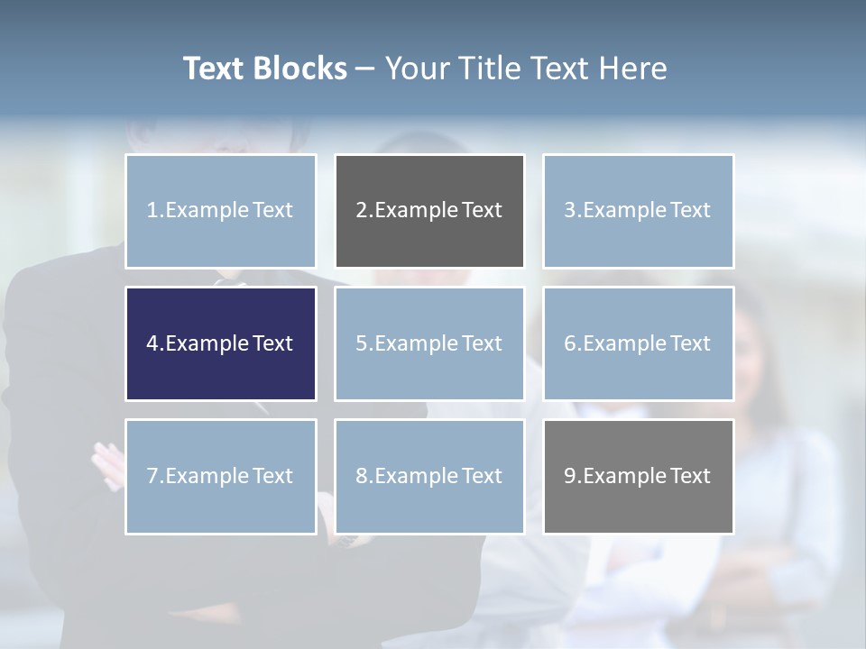 Satisfied Business Team Dedication PowerPoint Template
