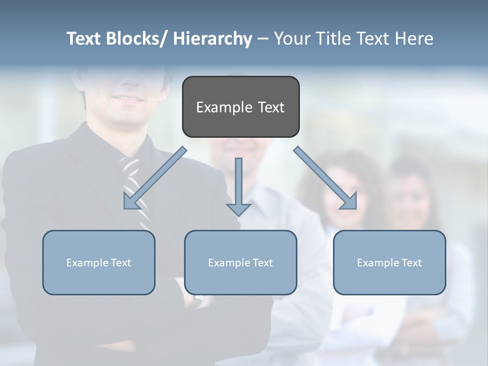 Satisfied Business Team Dedication PowerPoint Template