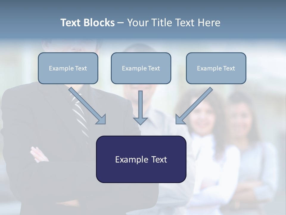 Satisfied Business Team Dedication PowerPoint Template