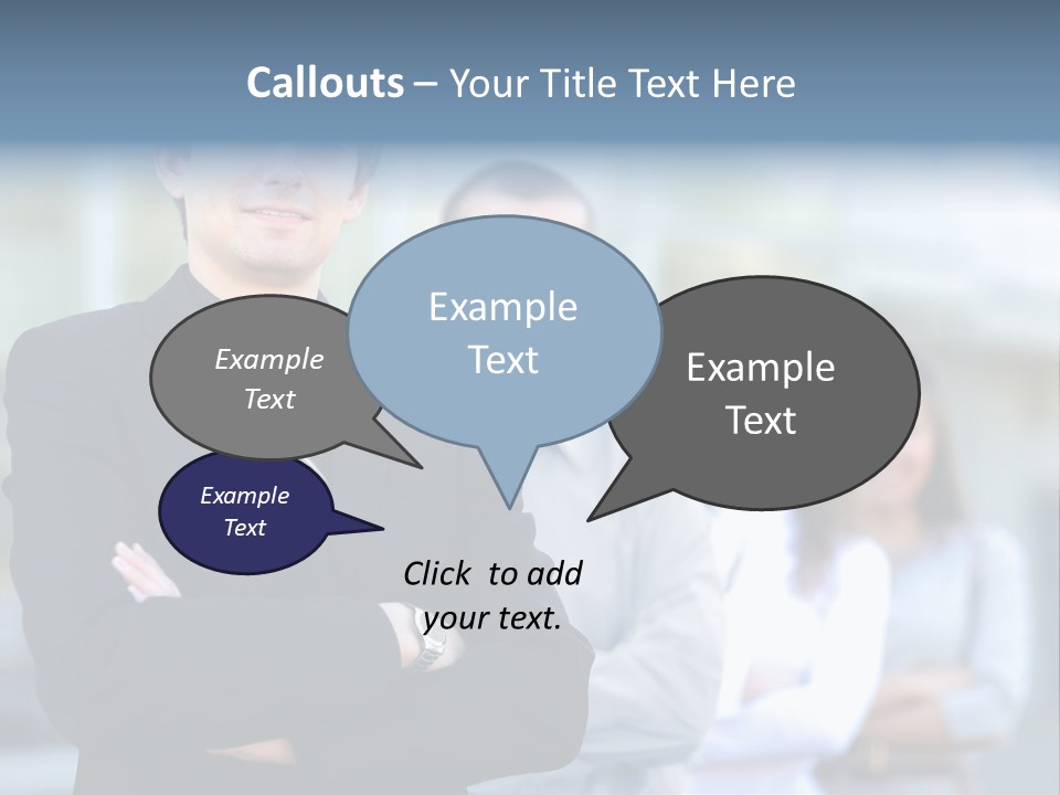 Satisfied Business Team Dedication PowerPoint Template