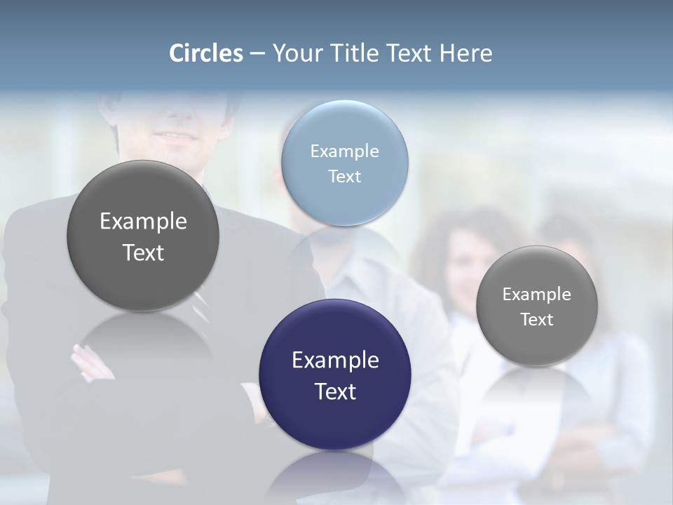 Satisfied Business Team Dedication PowerPoint Template